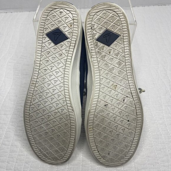 Sperry Womens Casual Navy Blue Canvas Slip-On Sneakers SZ 7M - Picture 7 of 10